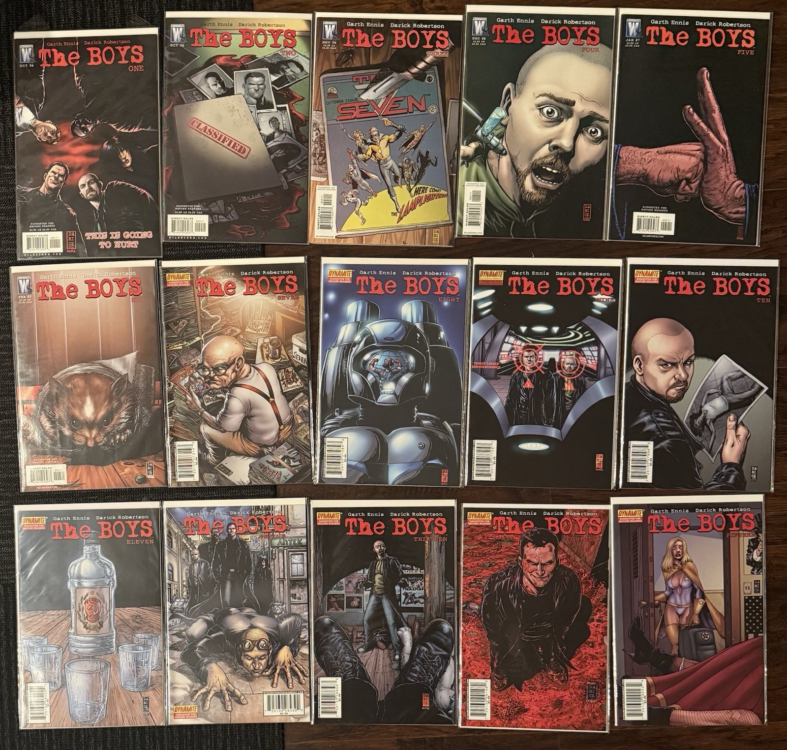 The Boys Run 1-56 Herogasm Highland Laddie Complete Garth Ennis  Original Lot