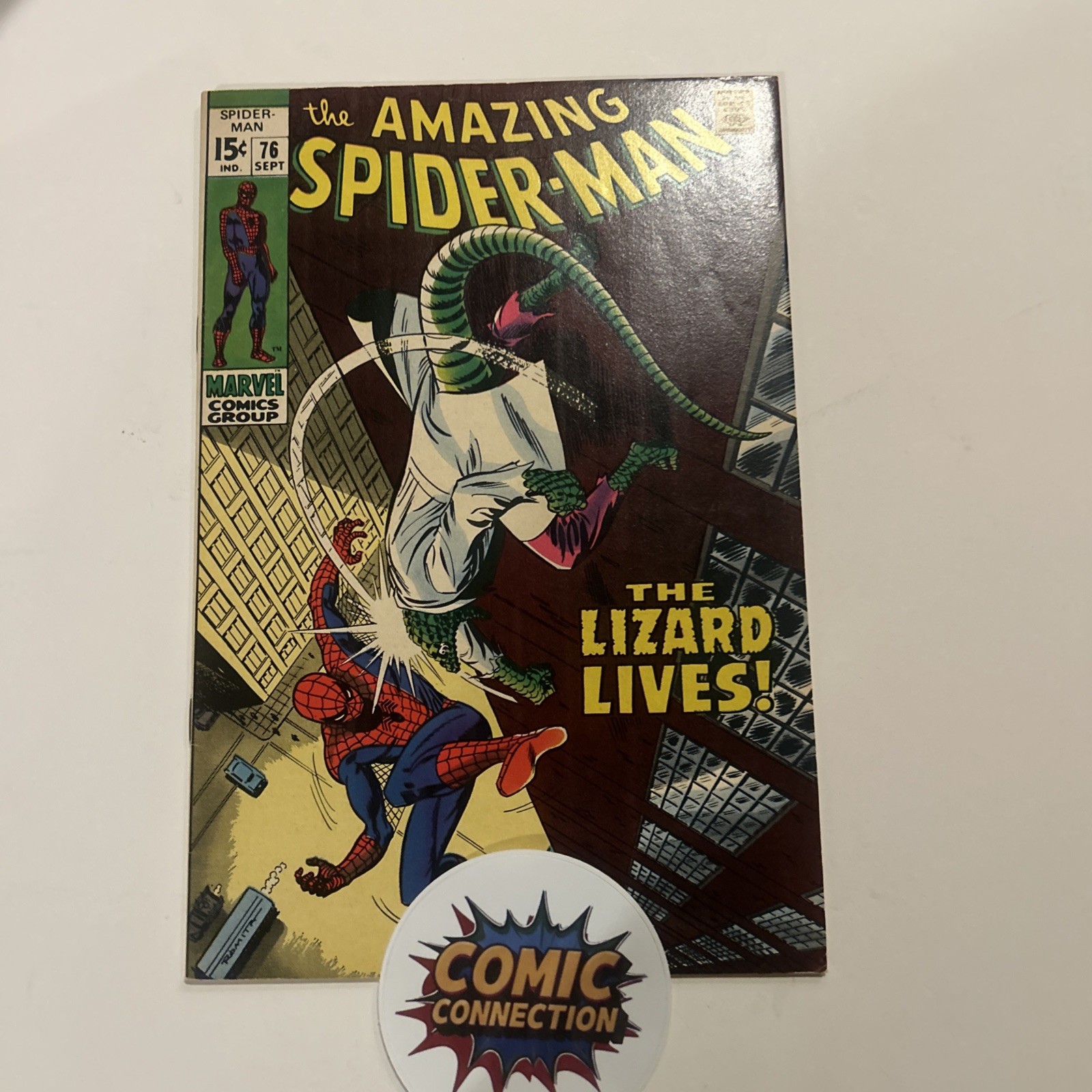 AMAZING SPIDER-MAN #76, 11/1969, .15, First Print, Off White Pages , VF+/8.5 AMAZING SPIDER-MAN #76, 11/1969, .15, First Print, Off White Pages , VF+/8.5