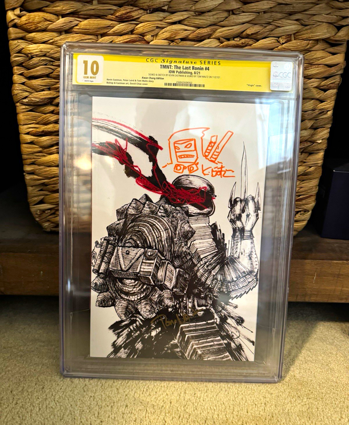 TMNT The Last Ronin #4 CGC Signature  seires Gem Mint 10 White pages