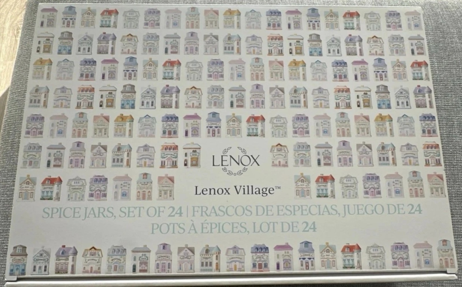 Lenox Spice Village 24 Piece Jar Full Collection Complete Set NEW SHIPS FAST