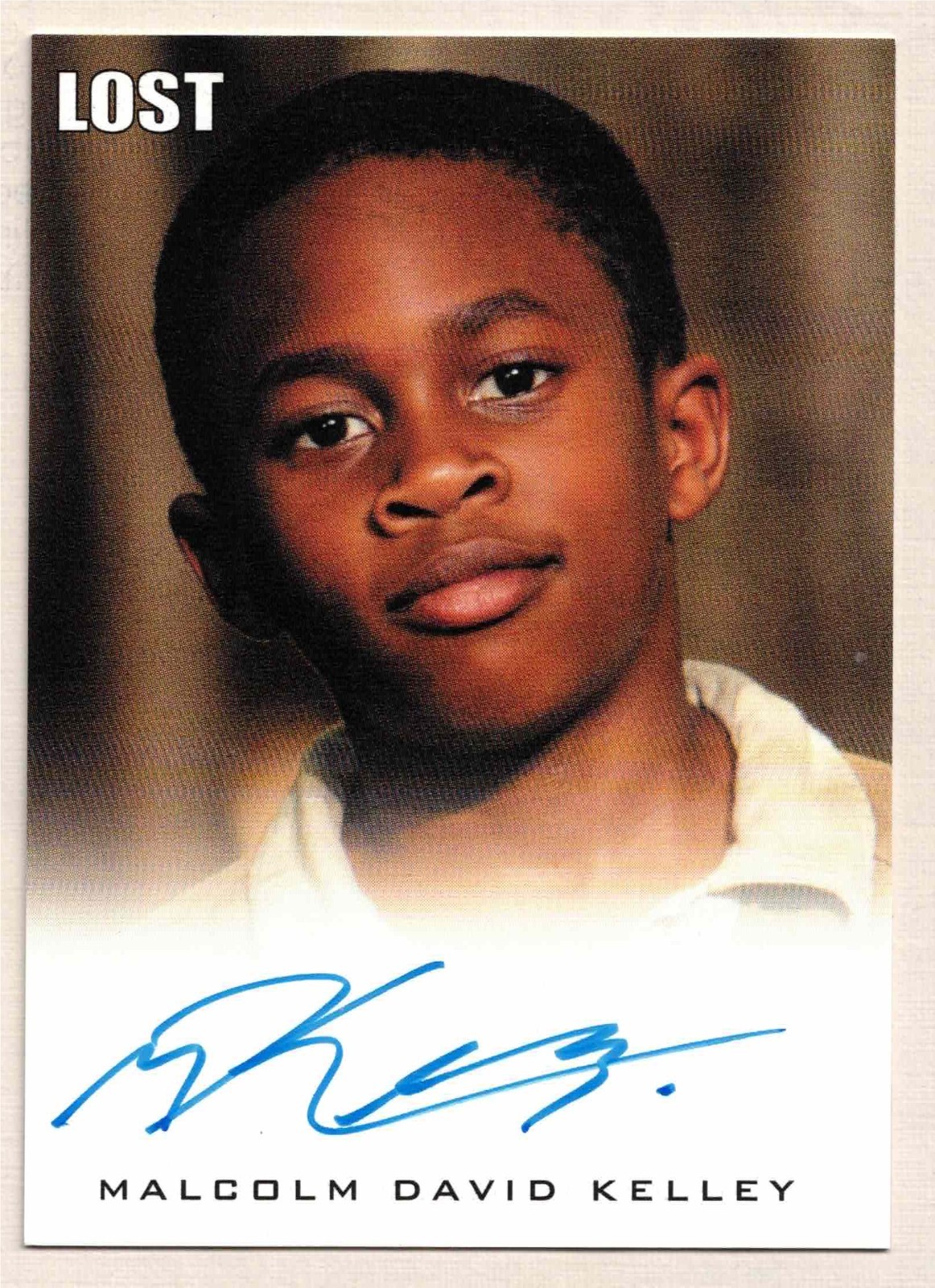 *Lost Archives: Autograph Card of Malcolm David Kelley as Walt Lloyd