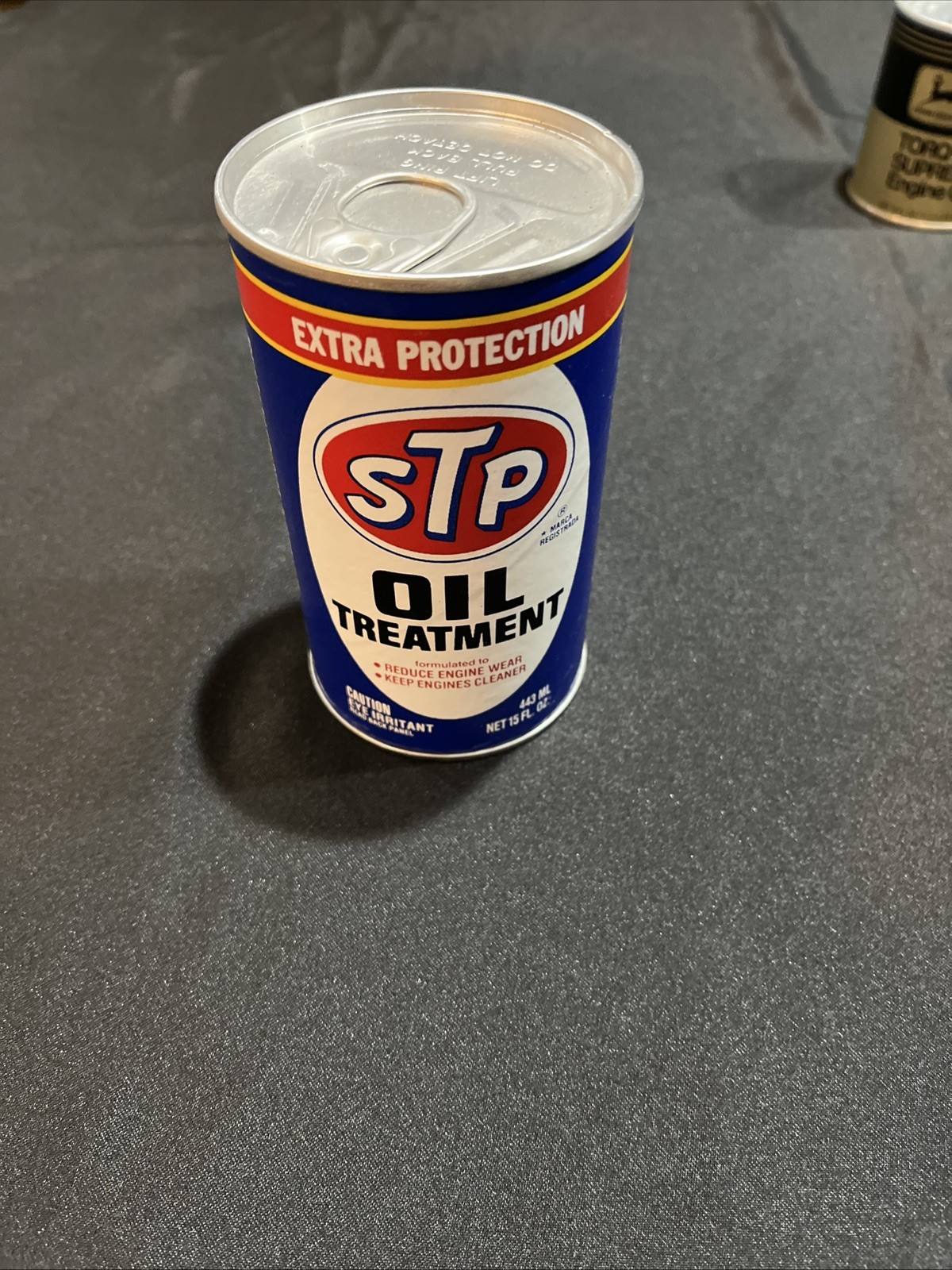 Vintage STP 15oz Oil Treatment Can Unopened Made In The USA ~NOS 1985 Very Clean