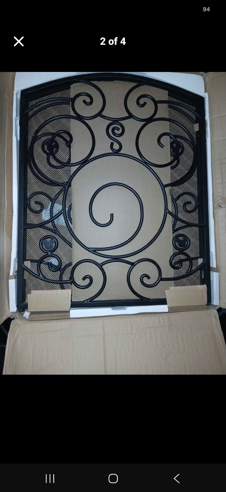Disney Icon Mickey Fireplace Screen Rare Retired
