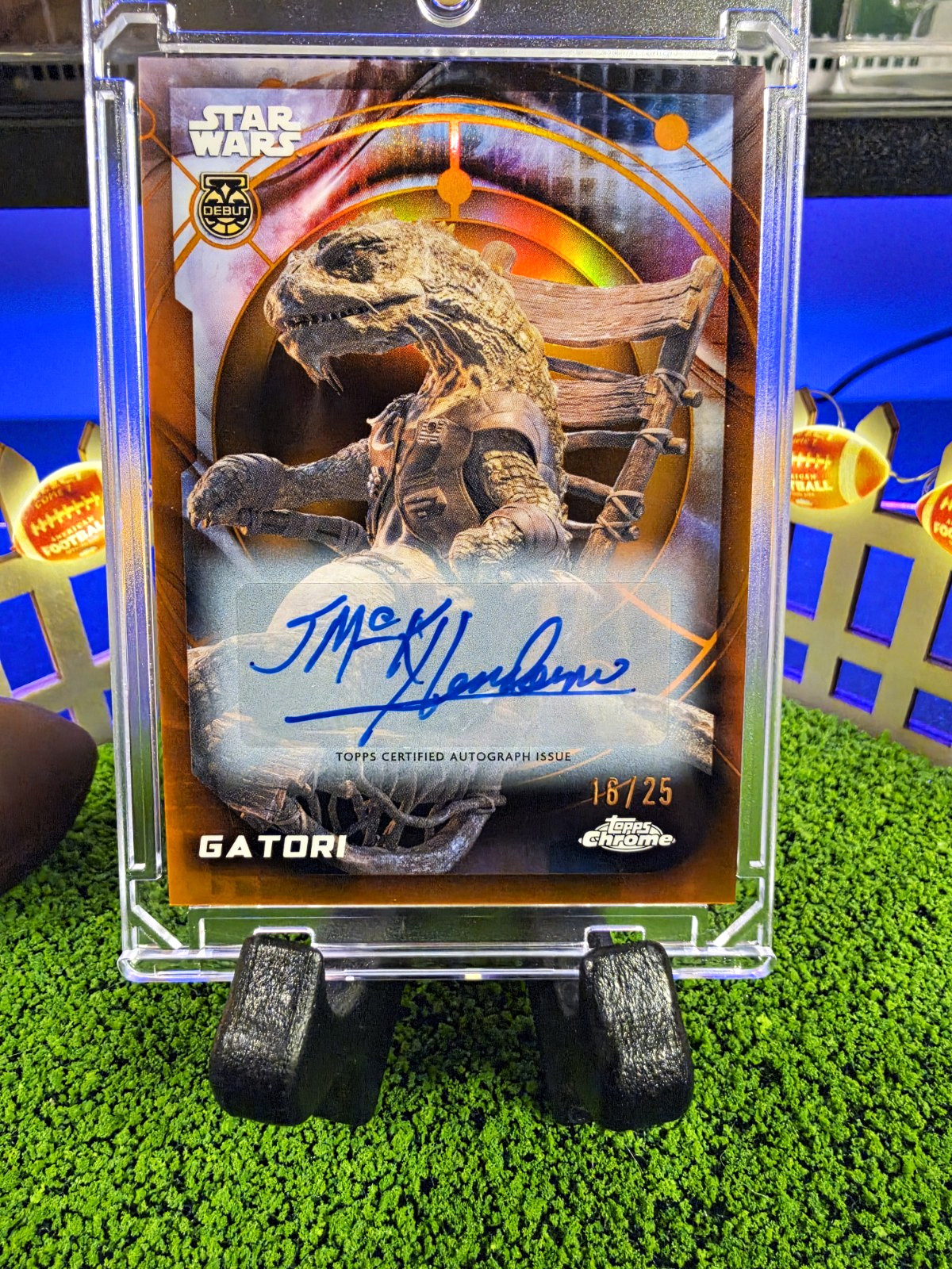 Topps Chrome Star Wars 2026 Gatori Auto Stephen McKinley Henderson 16/25 #156