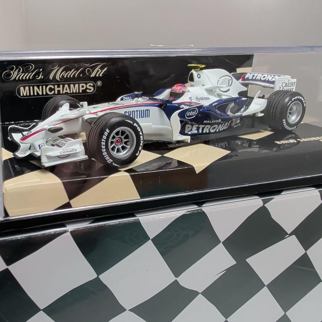 Minichamps 1/43 BMW Sauber F1-08 Robert Kubica 2008 Formula 1 Car Model