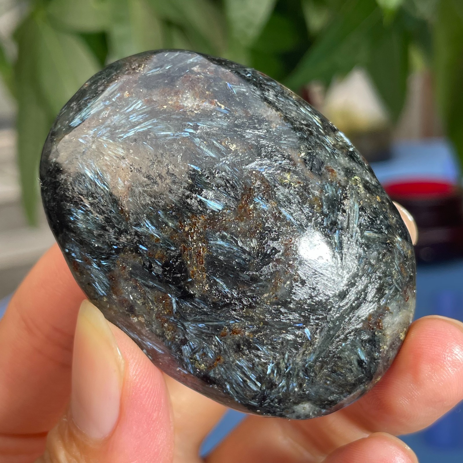 88g Natural Astrophyllite Fireworks Stone Specimen