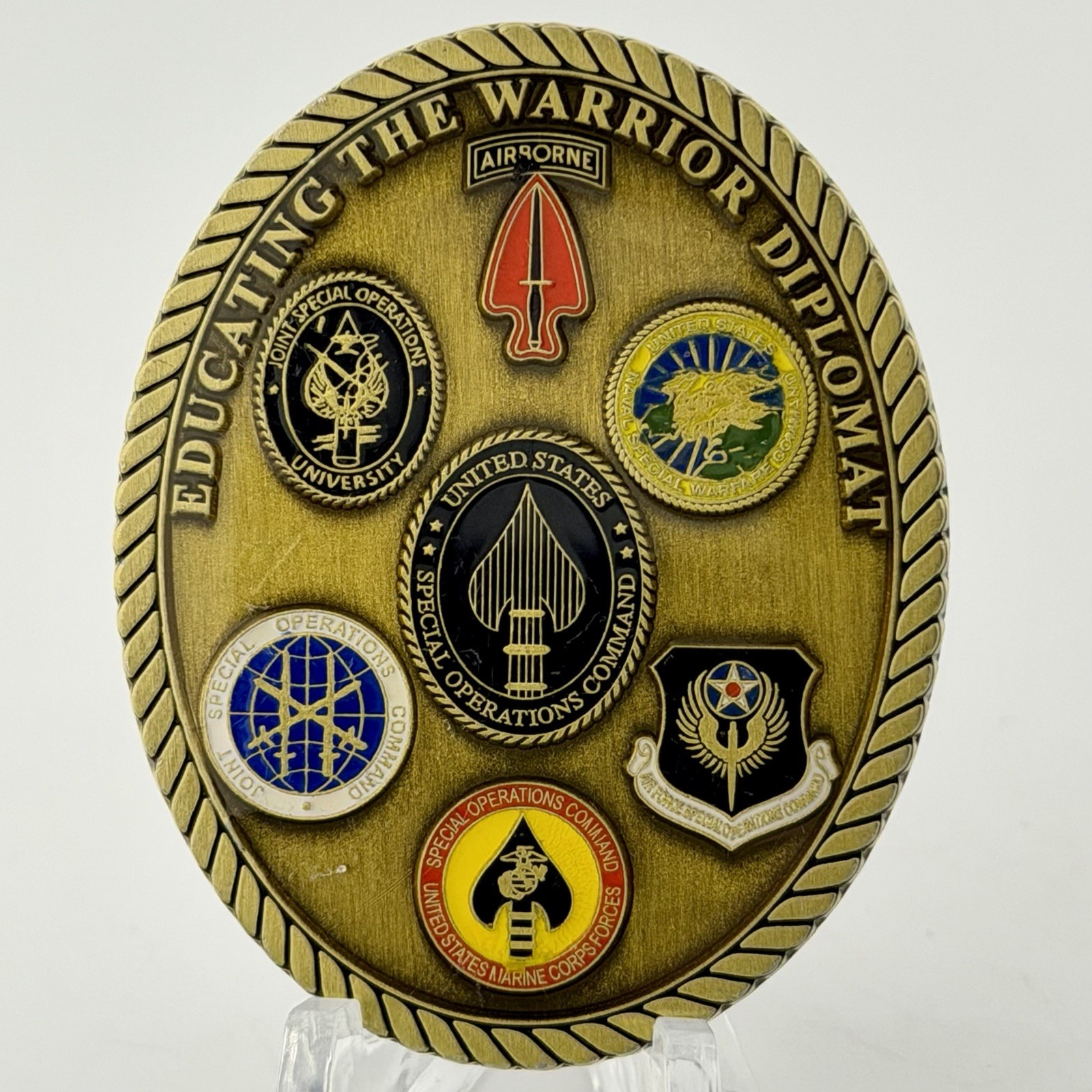 USSOCOM JSOFSEA Senior Enlisted Academy JSOU Special Operations Challenge Coin