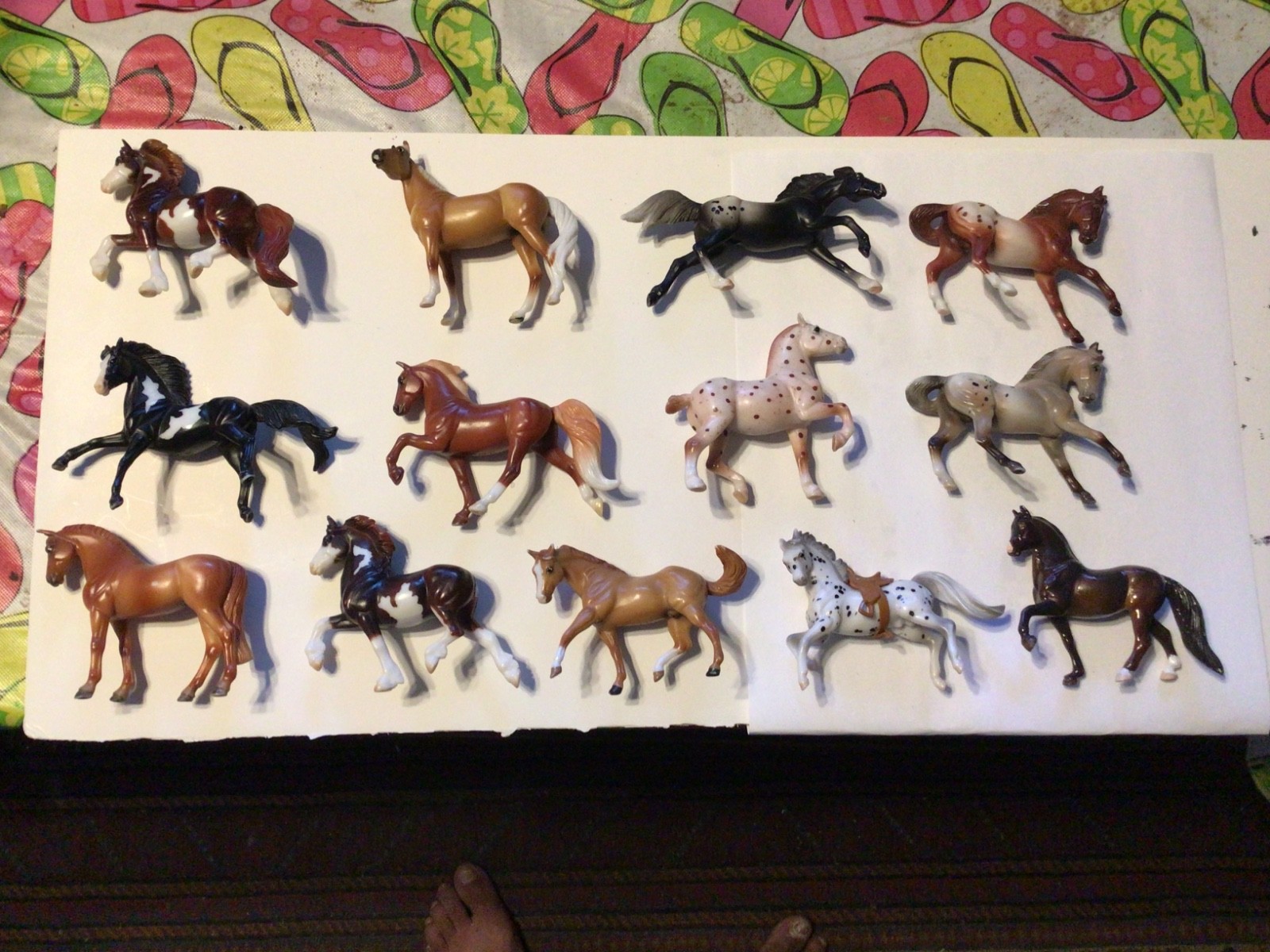 Breyer Reeves Plastic Horses Lot Of 11 Small Horses, Some Vintage (4/29)