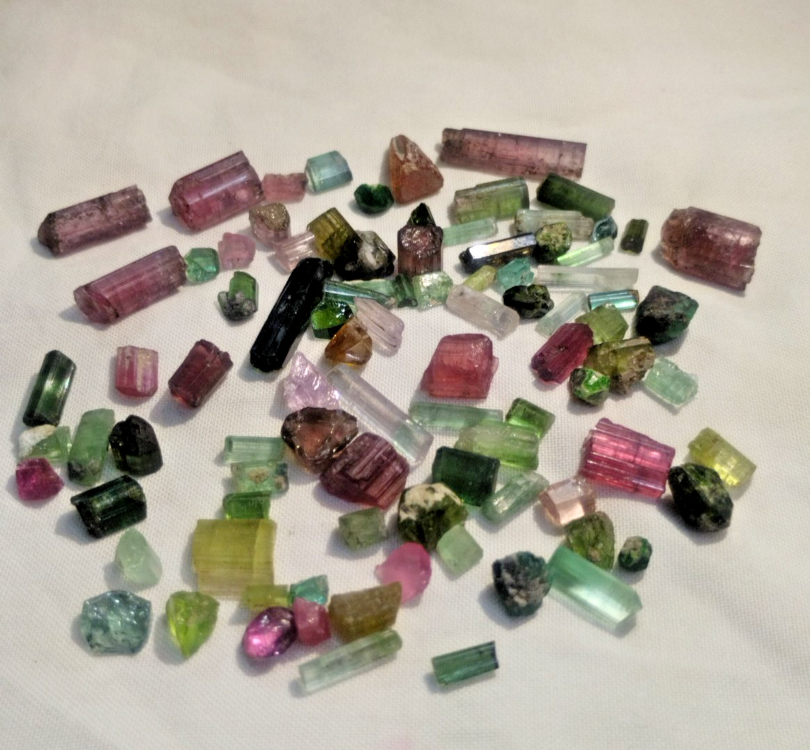 Premium Collector’s Lot  120 Carats of Exquisite Afghan Tourmaline Crystals