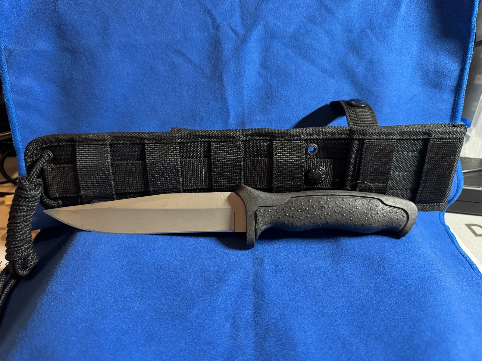 1995 Buck 650 Nighthawk Fixed Blade Knife with Sheath