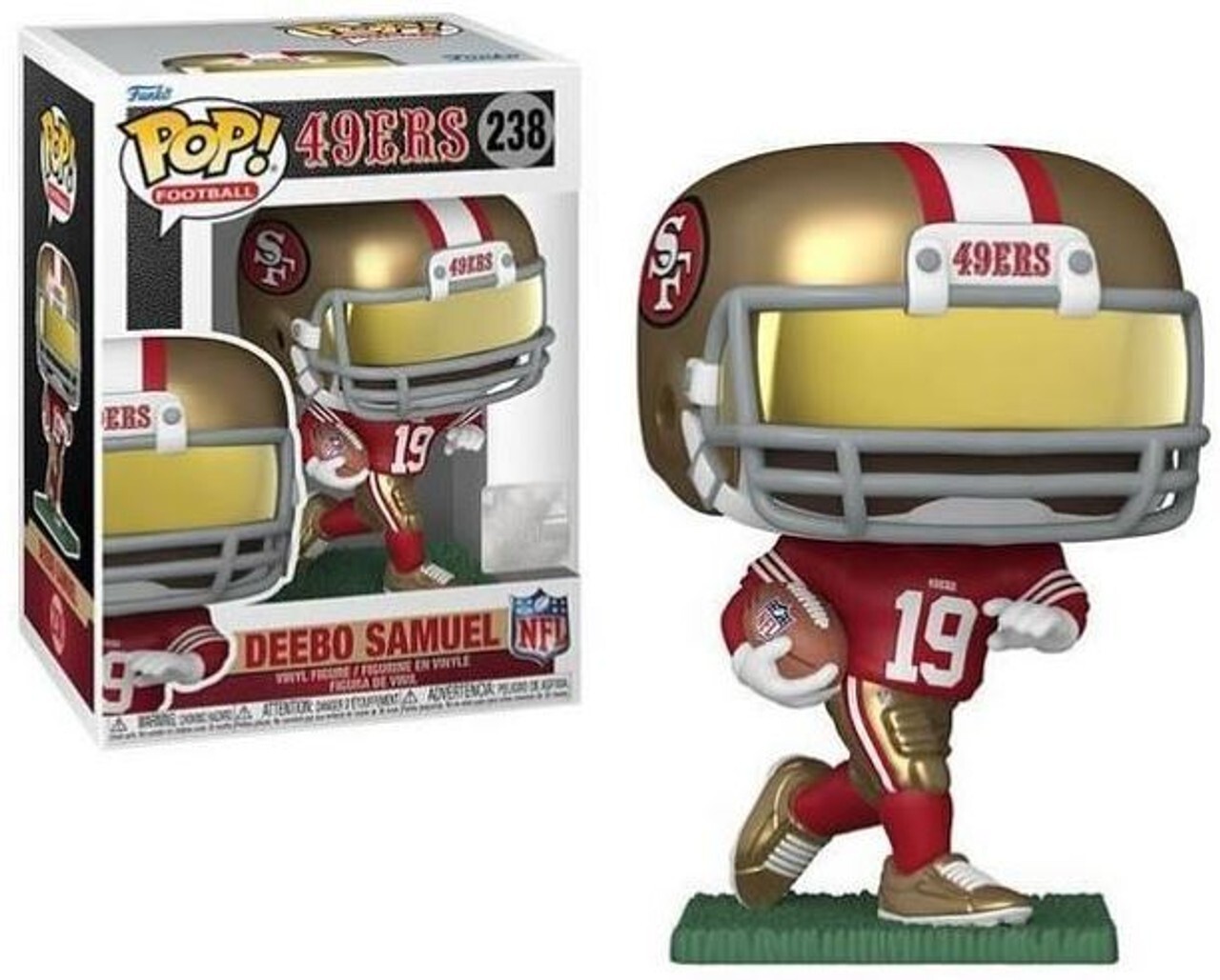NFL - Deebo Samuel #238 San Francisco 49ers Funko Pop with FREE Protective Case