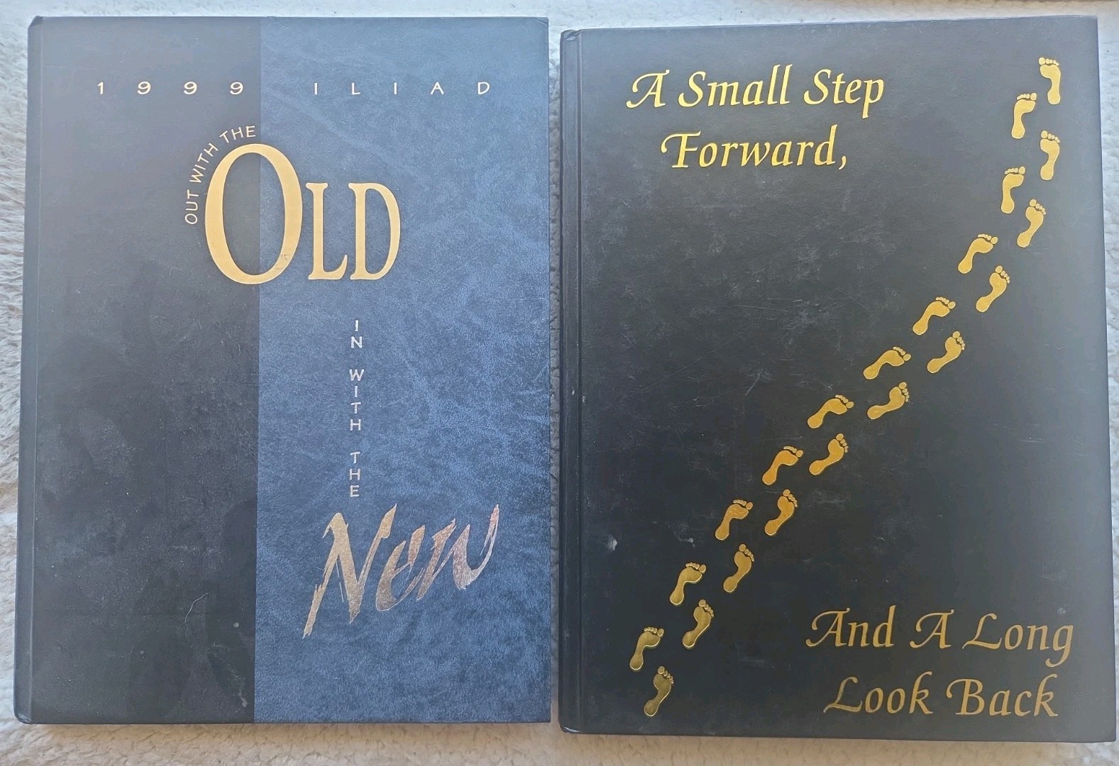 Two Lansing Waverly Yearbooks 1999 & 2000 ILLIAD Lansing Michigan Great Shape. 
