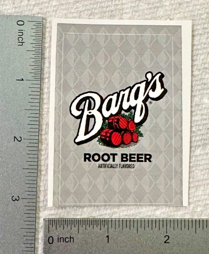 Barq\'s Root Beer, Soda Valve Sticker, Coke USA Heavy Duty Sticker Part# 24173-A