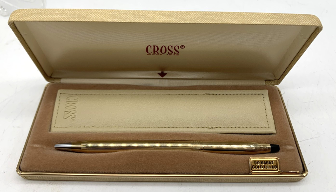 CROSS 10K GOLD FILLED BALL PEN LADIES 4542