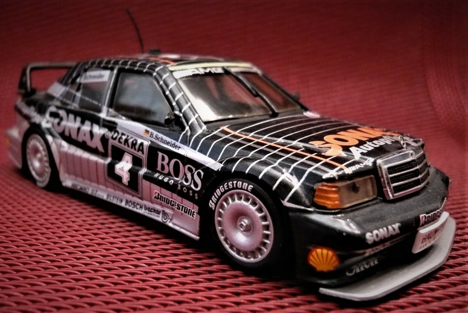 Minichamps 1/43 190 AMG-Mercedes Racing. B.Schneider RARE 