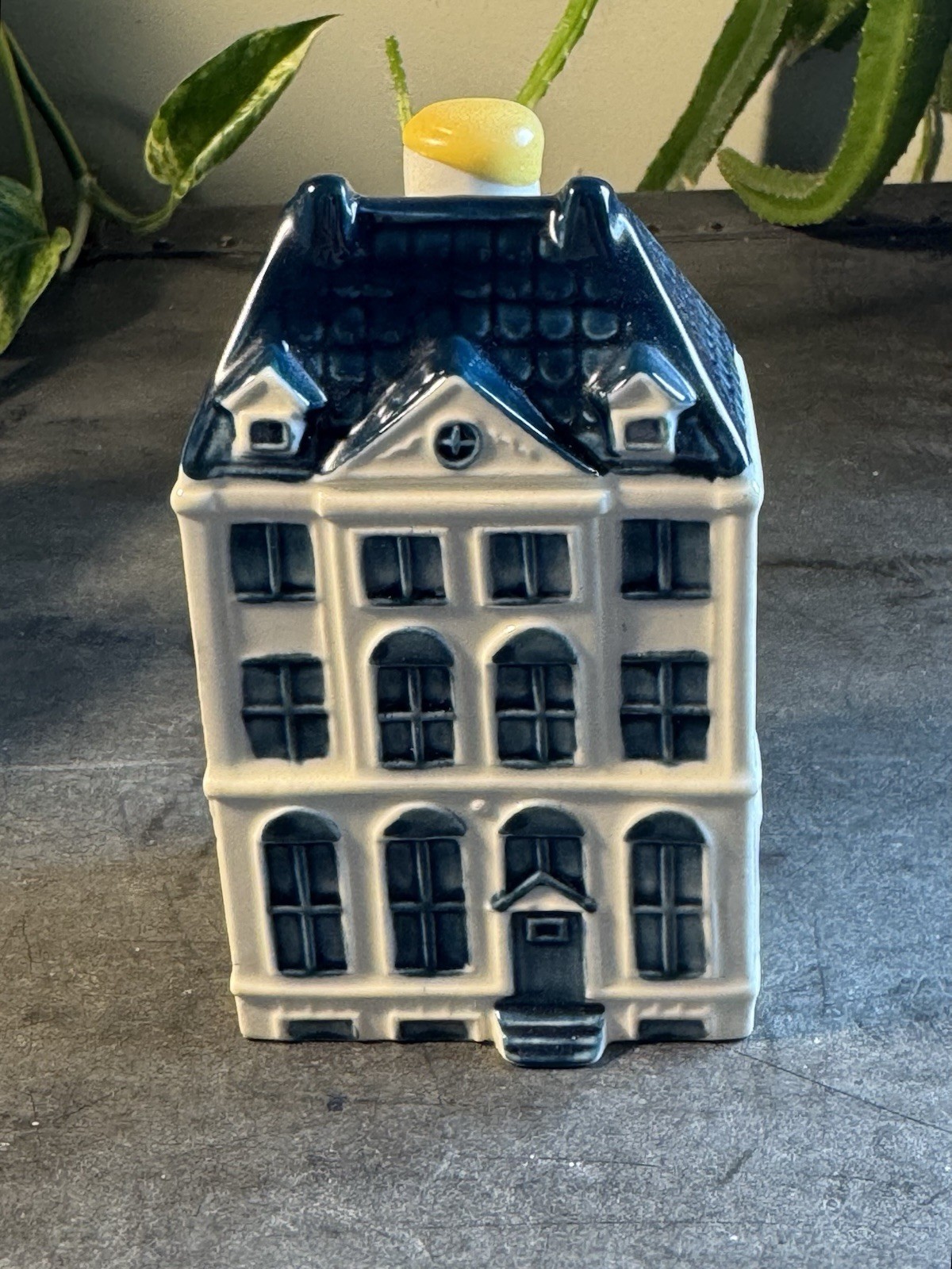 VTG 90s KLM Delft Blue House #48 Rembrandt Museum Bols Sealed But Empty Mint Cap