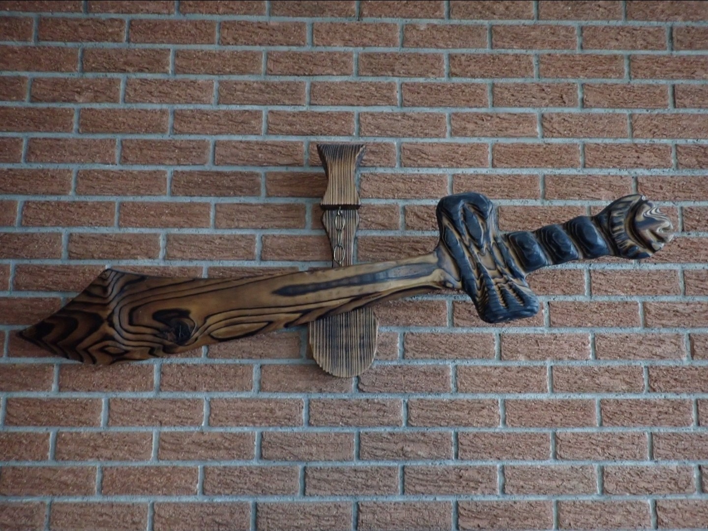 Witco Tiki Wood Sword Art.  Tiki Bar Must Have Vintage 1960's