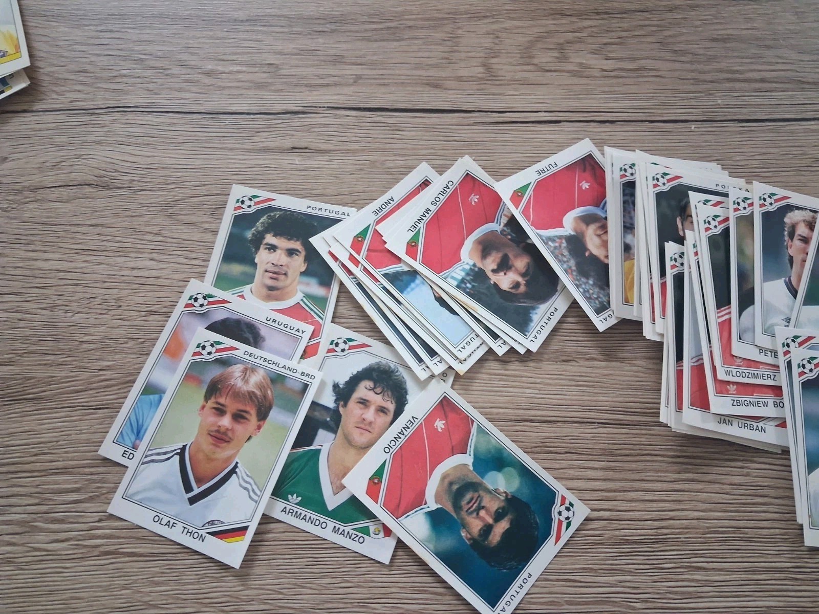 1986 Panini Mexico 86 World Cup Lot 50 Football Images