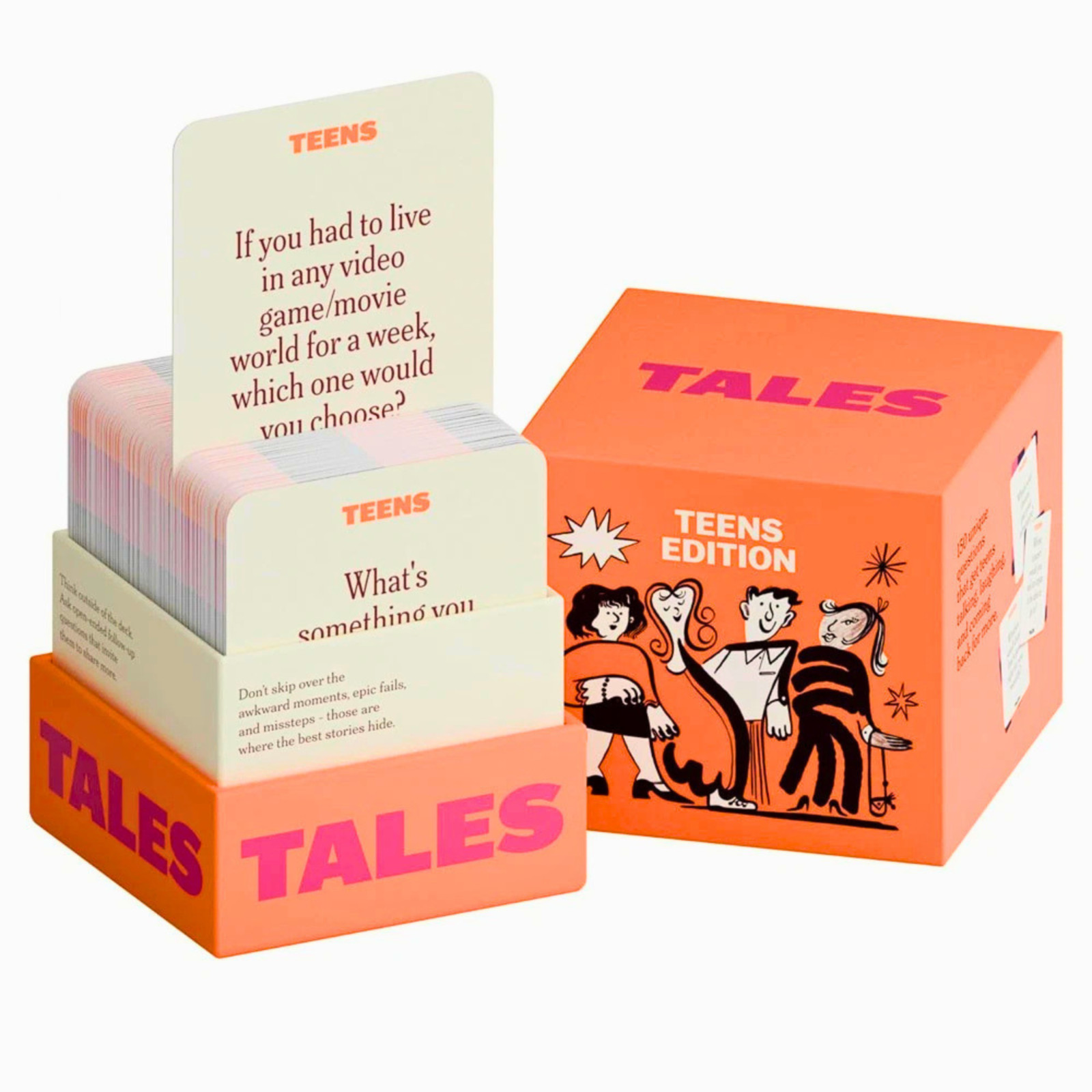 Tales Teen Conversation Cards Game Family Fun Icebreaker Game Night Party Gift