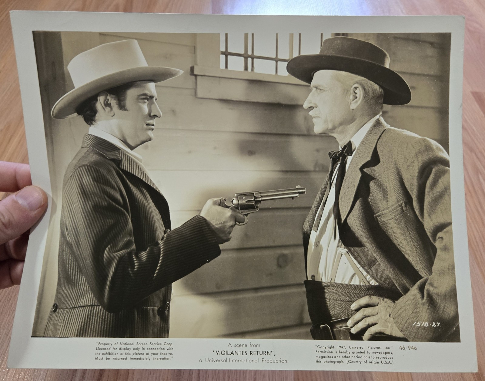 The Vigilantes Return 1947 Stand Off Publicity Still 8x10 Photo Western Film