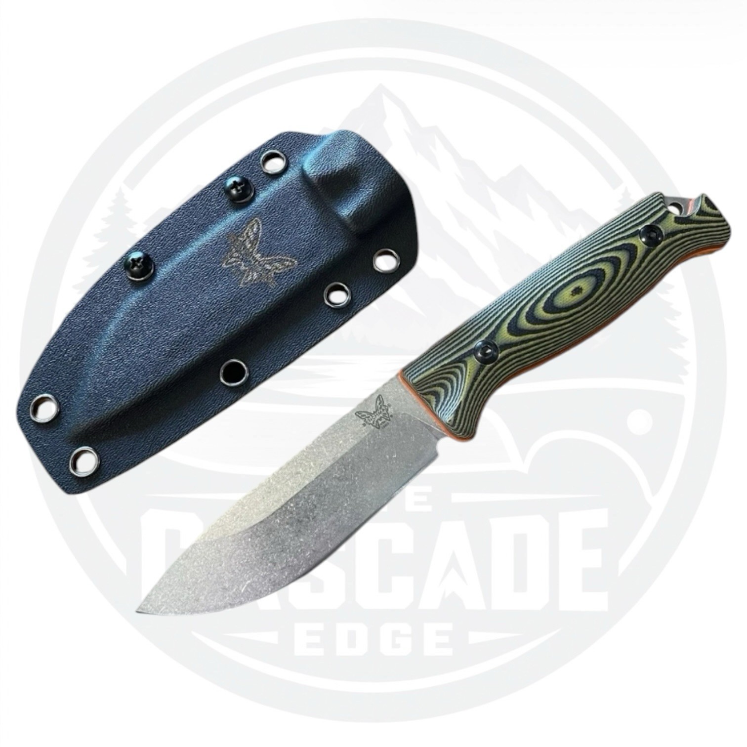 Benchmade 15002-1 Saddle Mountain Skinner CPM-S90V Richlite Fixed Blade Knife