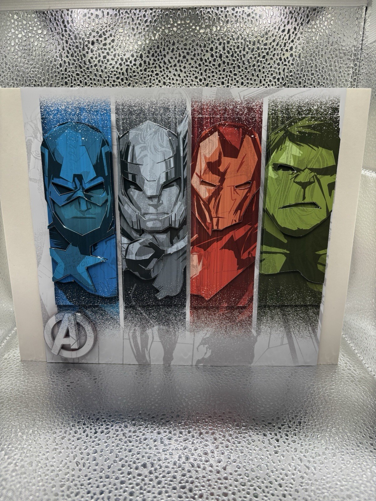 Custom Shadowboxes 8x10 Marvel Iron Man Thor Captain America Hulk - No Frame