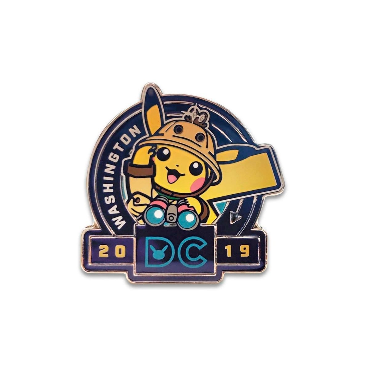 Pokemon Pikachu Washington DC 2019 World Championship Lapel Pin Enamel
