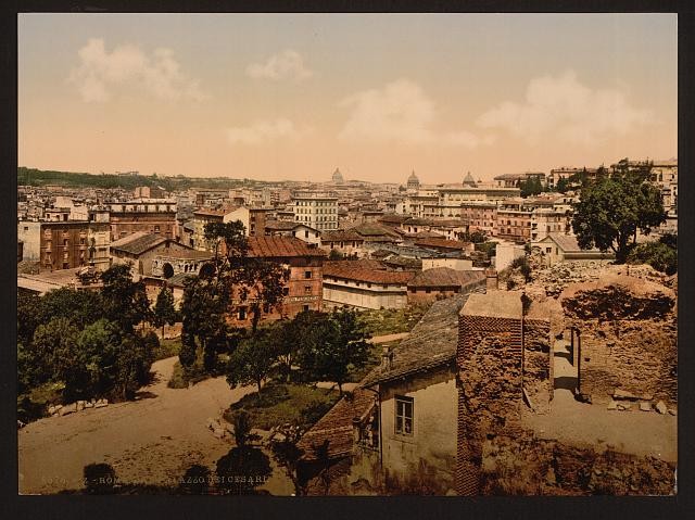 Photo:[View from the Palace of the Caesars, Rome, Italy]
