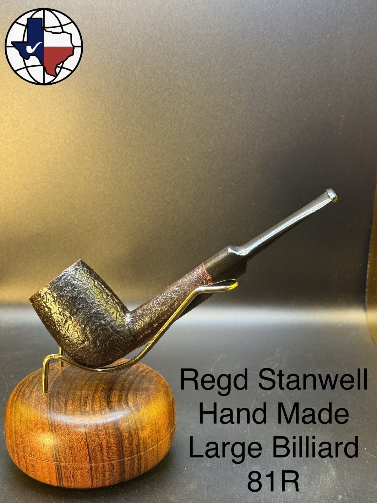 Vintage Regd Stanwell Hand Made Large Billiard 81R Tobacco Pipe