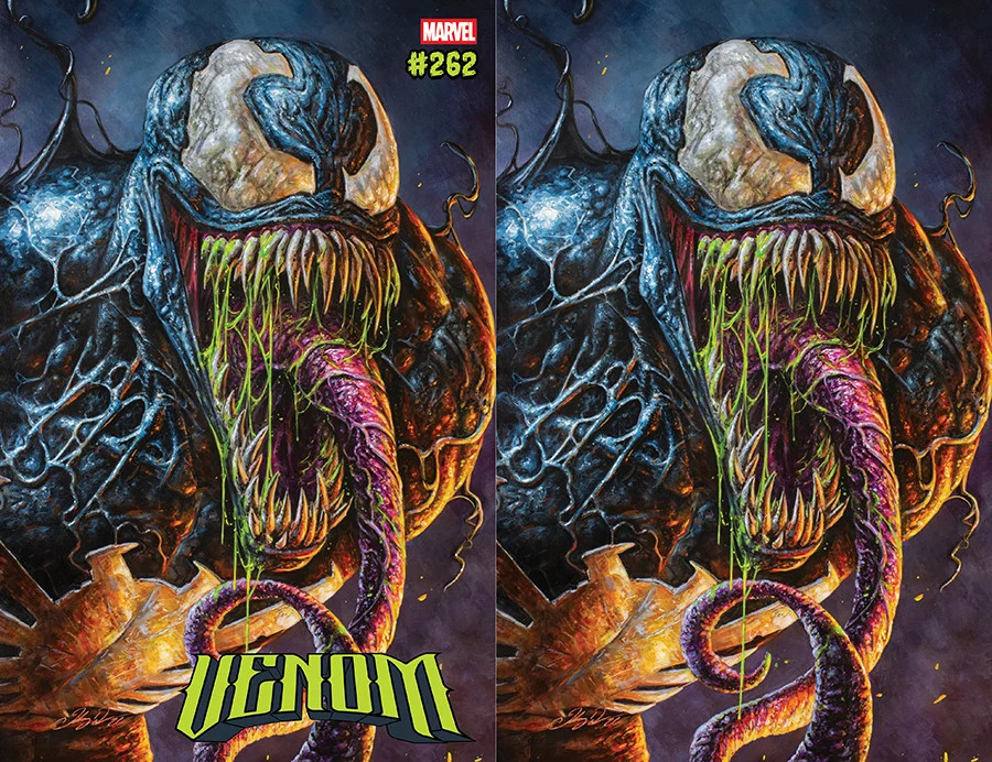 VENOM #262 JOHNNY DESJARDINS NYCC EXCLUSIVE - TRADE DRESS & VIRGIN EDITION SET