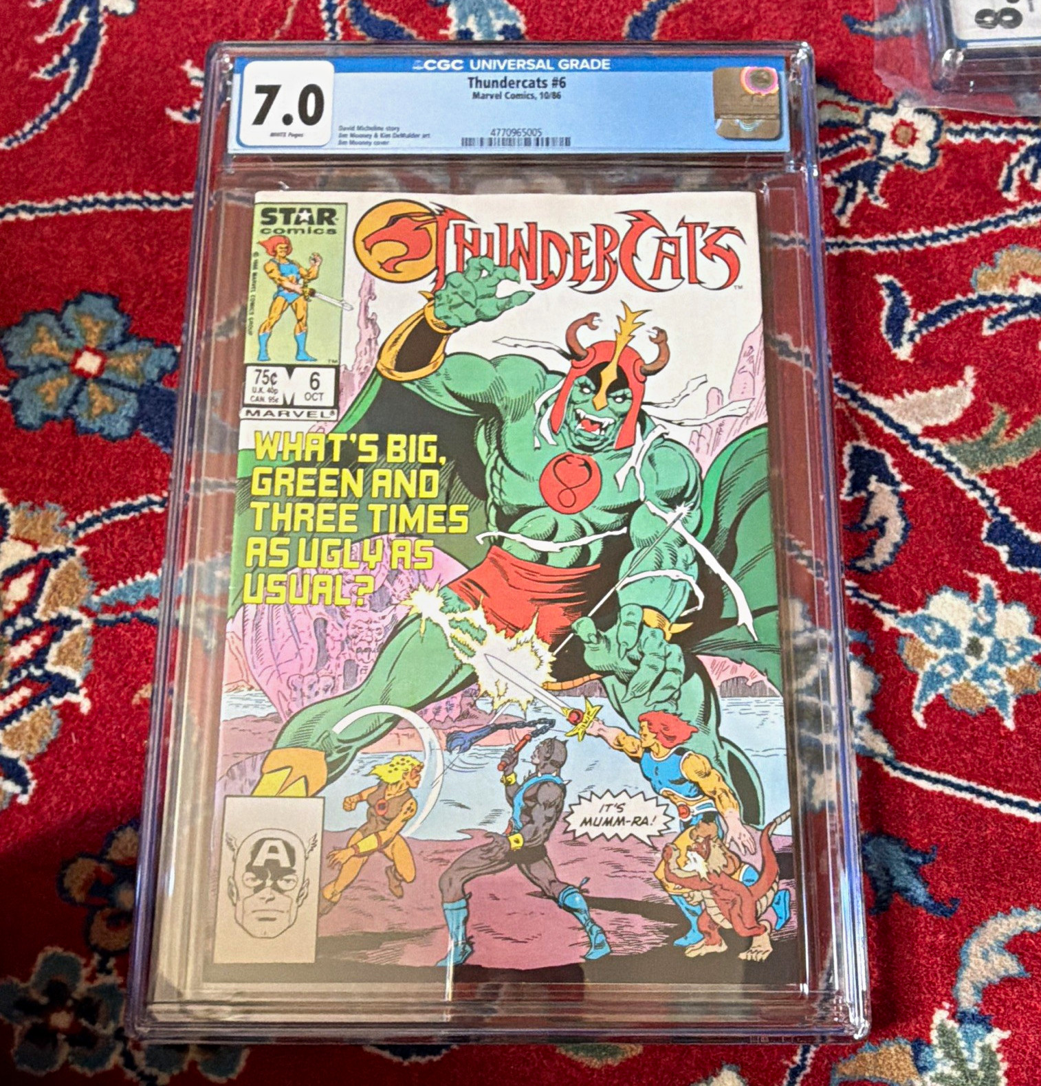 Thundercats #6 CGC 7.0 (1986) Marvel Comics Mumm-Ra David Michelinie
