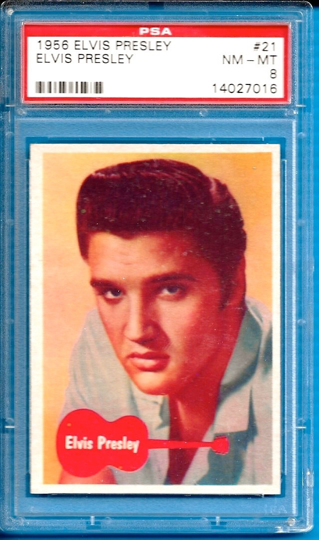 1956 Topps Elvis Presley #21 Elvis Presley  Psa 8