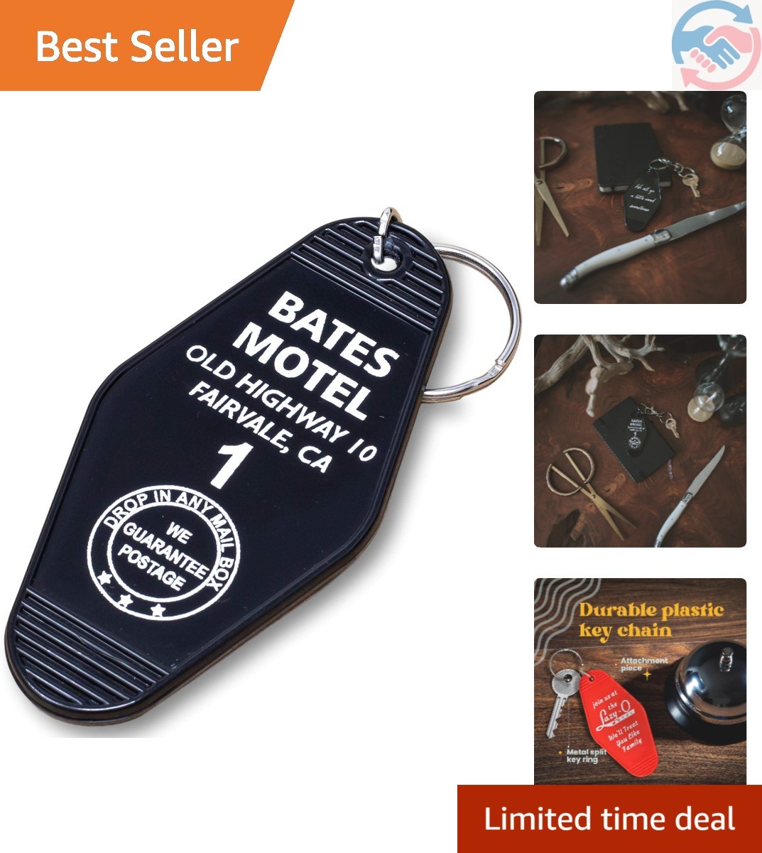 Vintage Hotel Motel Keychain