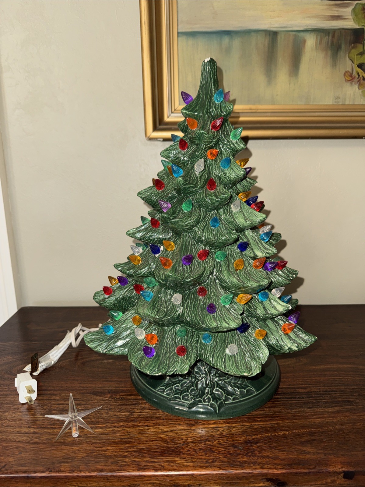 Vintage Nowells Mold Ceramic Christmas Tree 16\