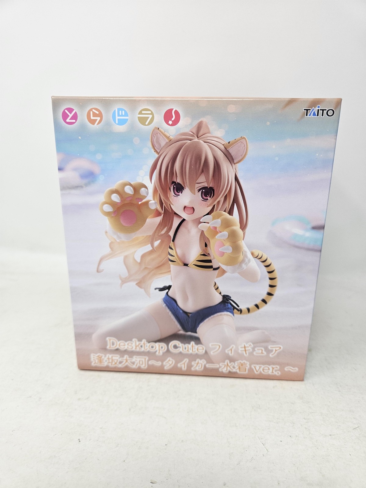 Taito Desktop Cute Toradora Aisaka Taiga Tiger Swimsuit Anime Figure New Boxed