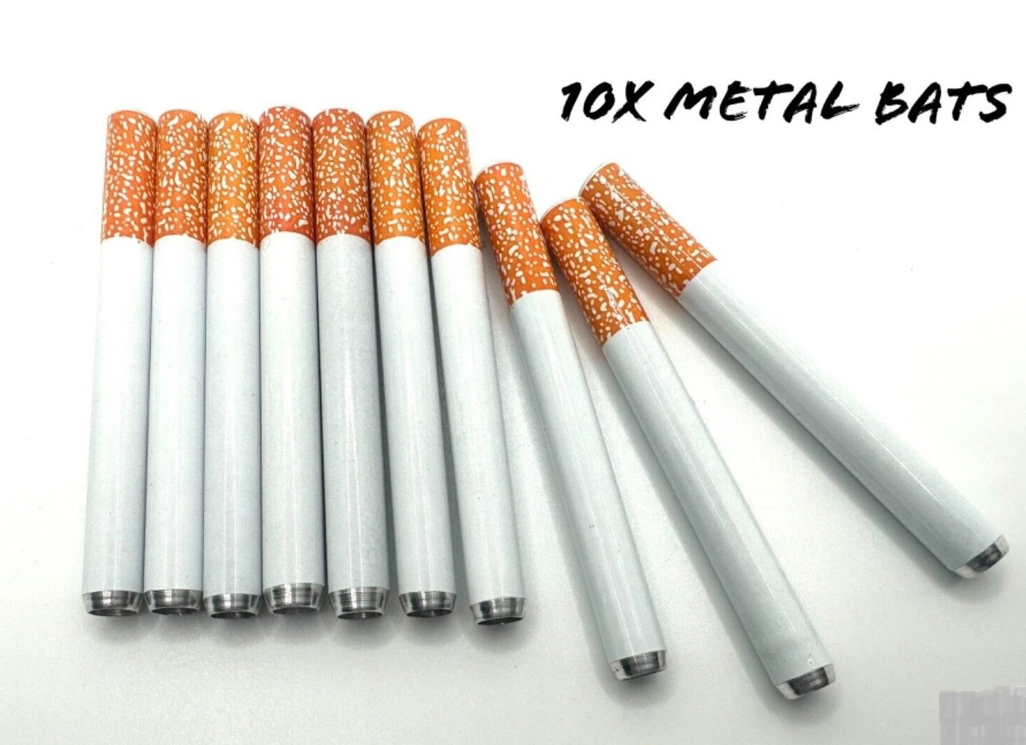 New 10Pack 3” One Hitter Pipe Aluminum Bat Tobacco Smoking Dugout Accessories.