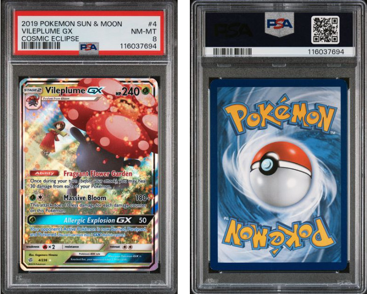 Vileplume GX 4/236 PSA NM-MT 8