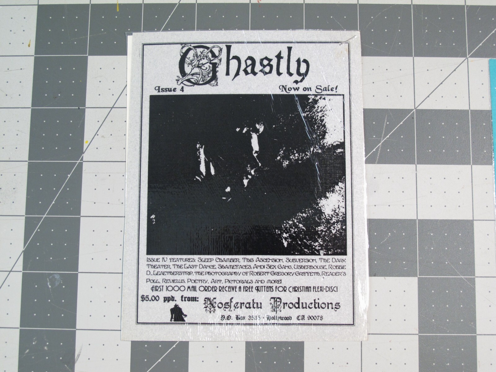 Vtg 1990s 2000s Goth Dark Wave Ambient Flyer postcard ephemera OTH2