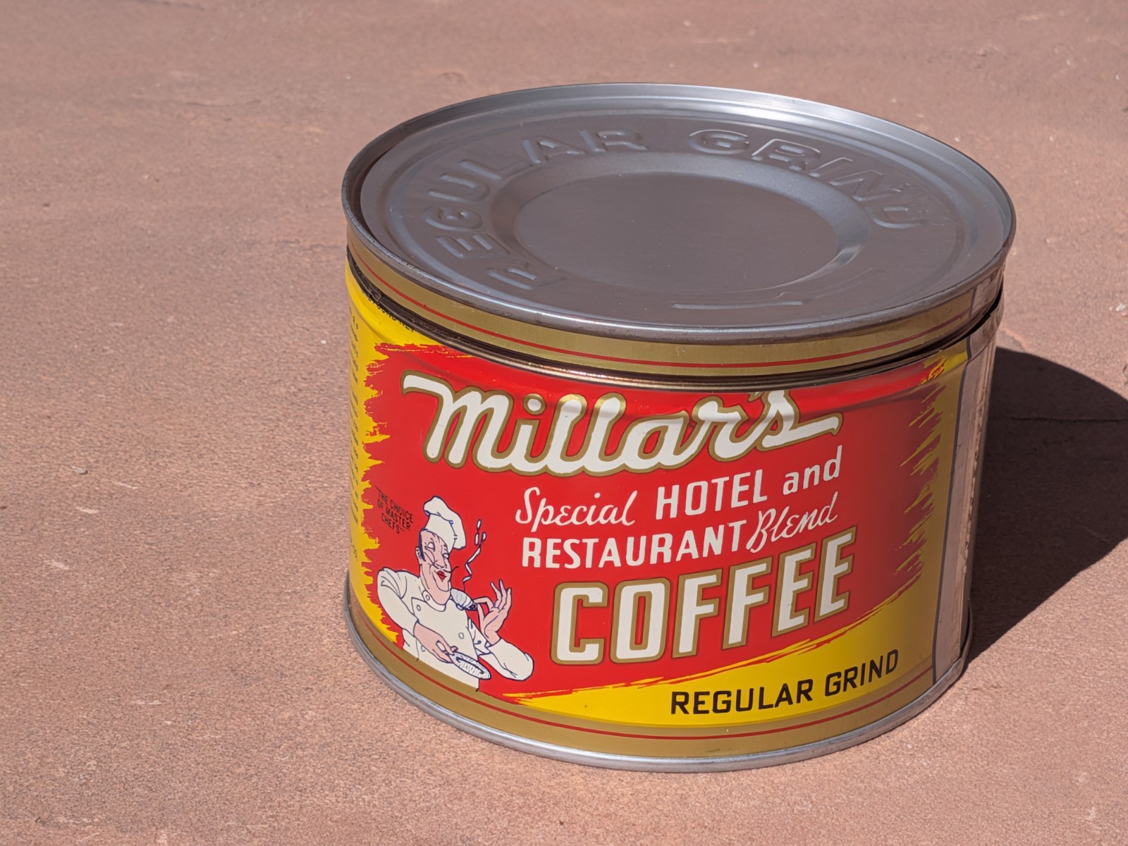 Vtg. 1940's Rarest Millar's Coffee Tin Mint Condition w/Lid $125