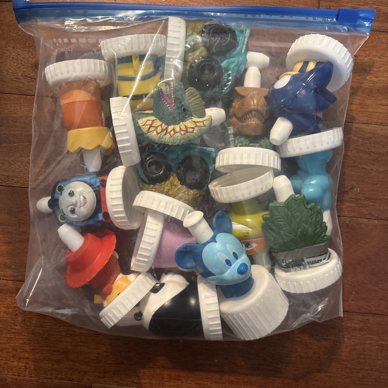 Good 2 Grow Lot Of 14 Collectible Juice Bottle Toppers Disney Pixar Variety
