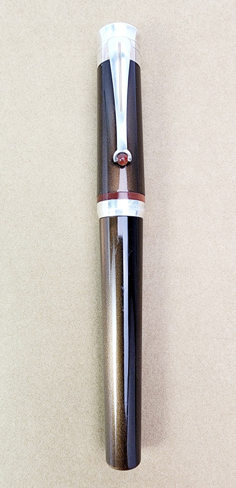 Montegrappa Desiderio Chocolate Brown Rollerball Pen (No Box/Papers/Ink)