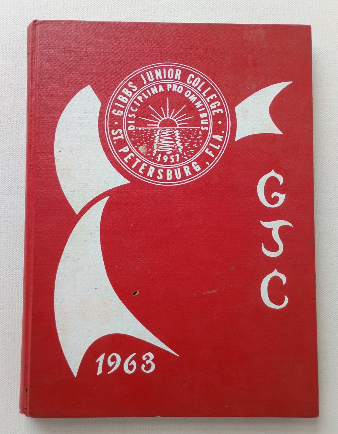 GIBBS JUNIOR COLLEGE ST PETE FL AFRICAN AMERICAN ALL BLACK SCHOOL 1963 YEARBOOK