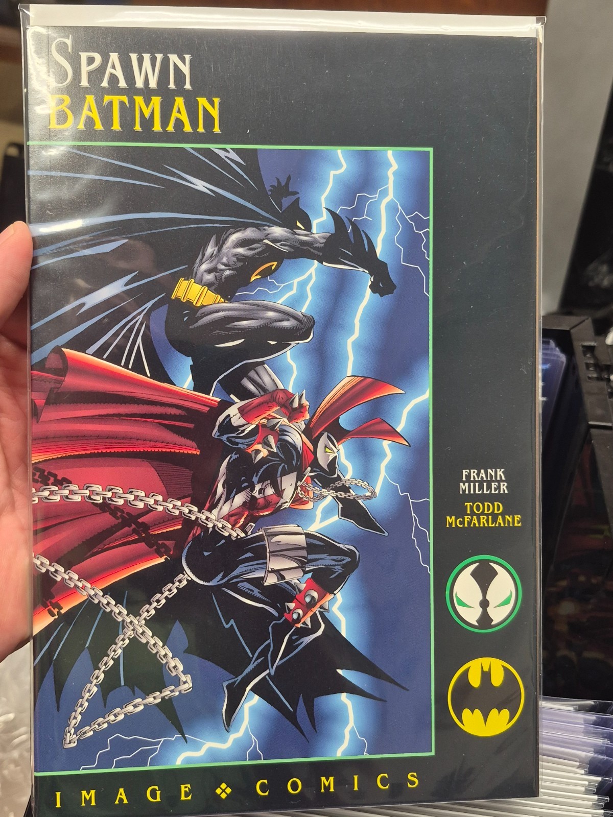 Image DC Spawn Batman 1 Todd McFarlane Frank Miller NM 1991