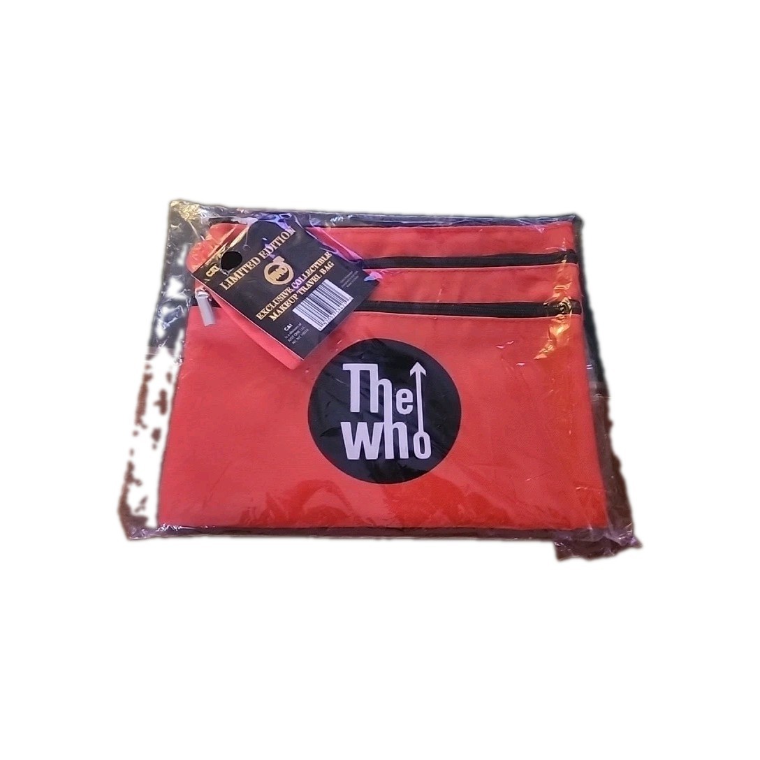 The Who Limited Edition Collectible, Make Up Travel Bag. Triple Zipper. ￼