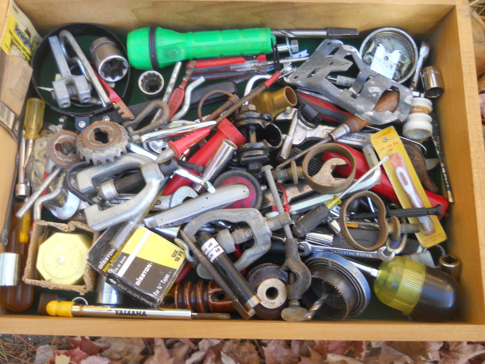 VINTAGE SHOP GARAGE JUNK DRAWER LOT COOL OLD STUFF (DRAWER NOT INCLUDED)