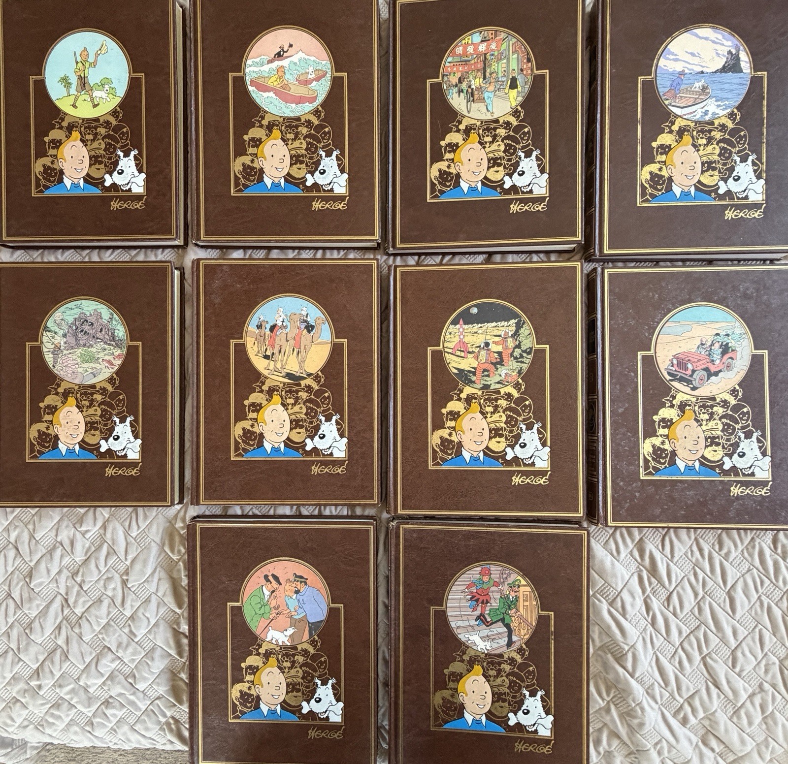 TINTIN—L’OEUVRE INTÉGRALE D’HERGÉ-volumes:1,2,3,4,5,6,7,8,9,11-In French TINTIN—L’OEUVRE INTÉGRALE D’HERGÉ-volumes:1,2,3,4,5,6,7,8,9,11-In French
