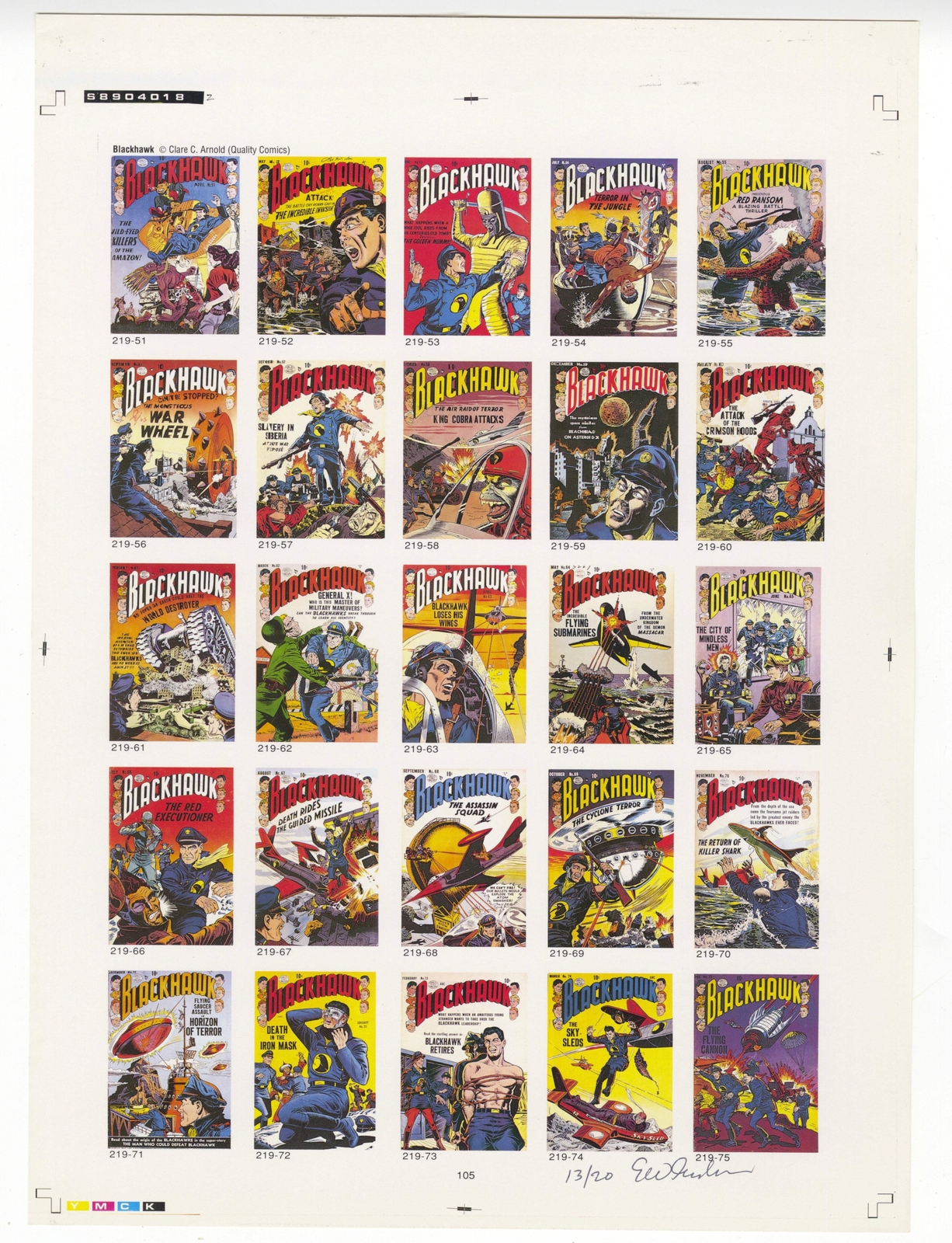 Gerber Photo-Journal Guide to Comic Books Page #105 - PUBLISHER'S PROOF PAGE