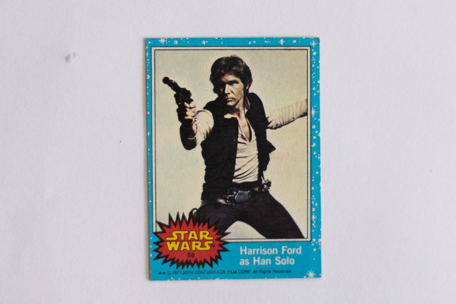 1977 Topps Star Wars series 1 #58 | Harrison Ford as Han Solo EX