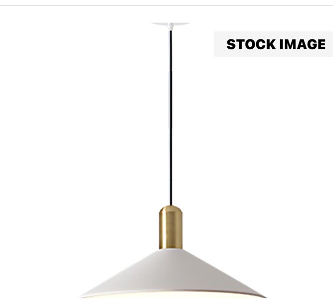 Lighting Modern Cone Pendant Lighting White and Gold Pendant Light Kitchen Islan