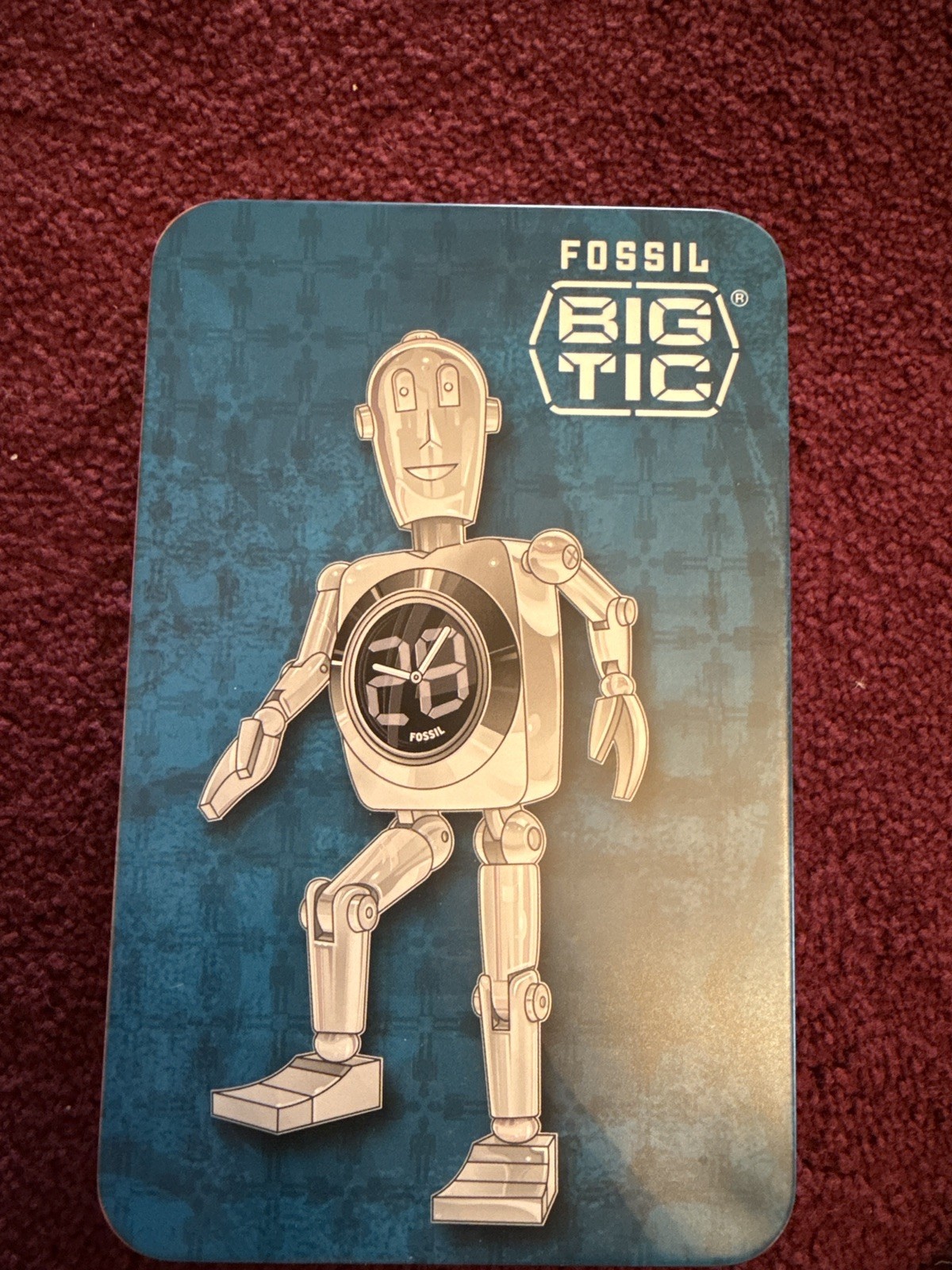 Fossil Big Tic L2650 Robot Watch New Sealed in Tin Vintage 2000s Rare Make Offer